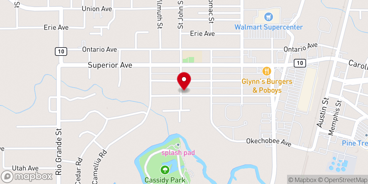 Map showing location of Deliverance Center