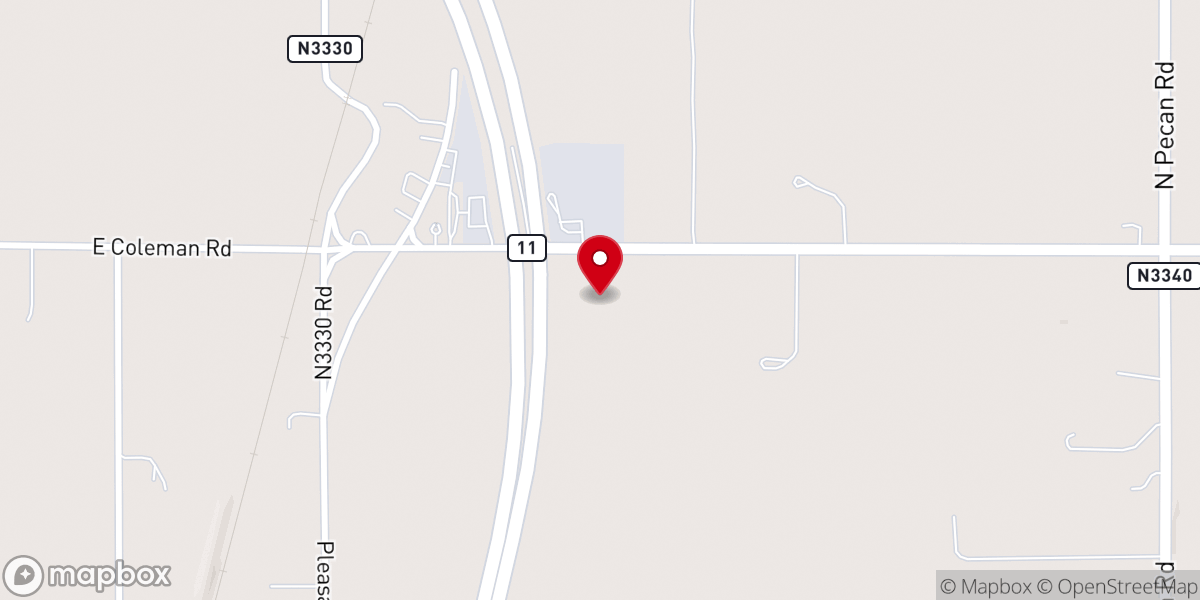 Map showing location of Central Baptist Academy