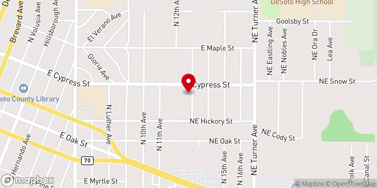 Map showing location of Christ Church For From & Un