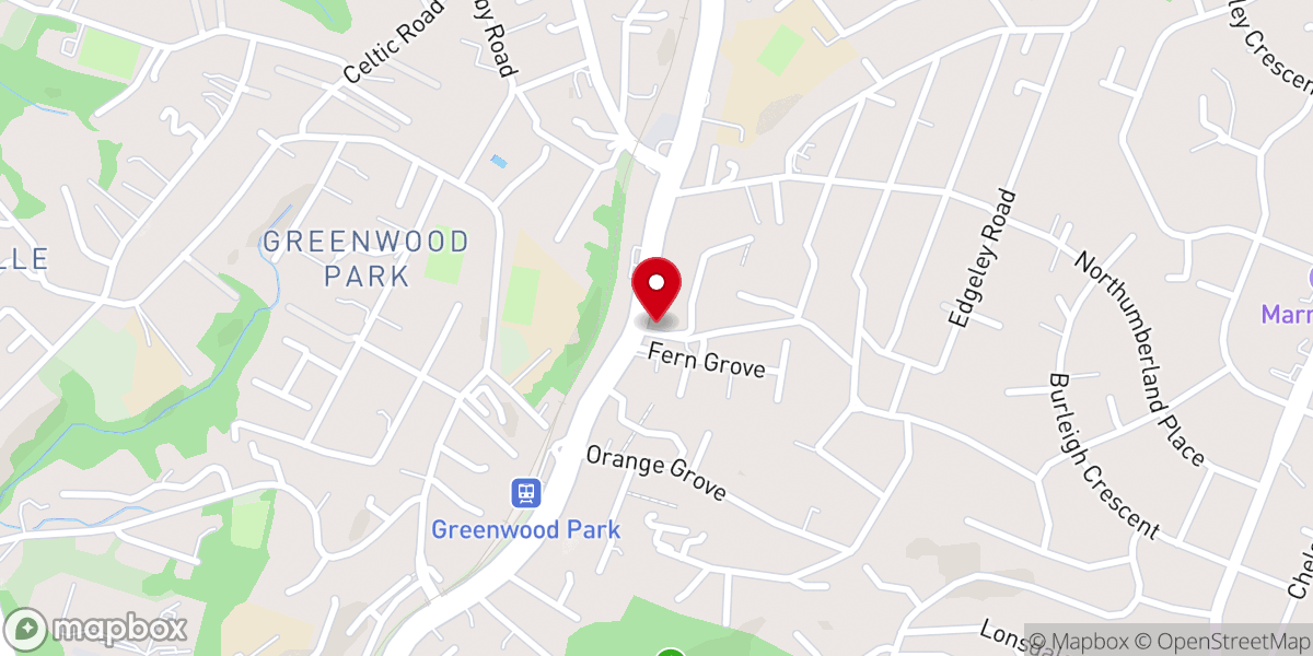 Map showing location of St Columba Anglican Church of Southern Africa