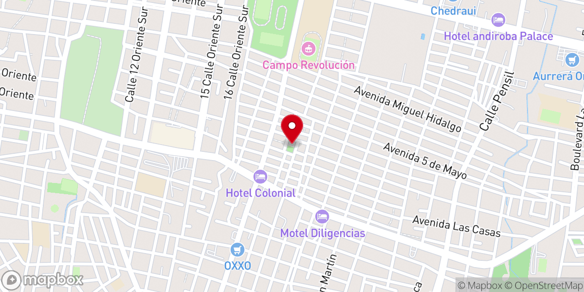 Map showing location of Santa Teresa de Ávila