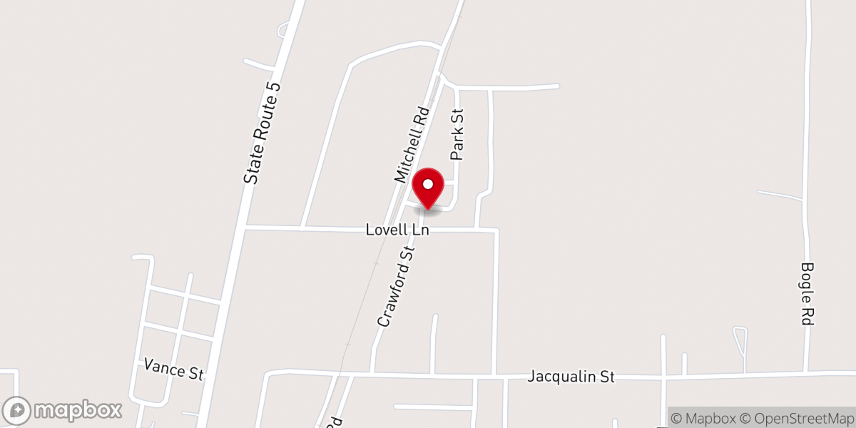 Map showing location of St. Peter Church Of God In Christ