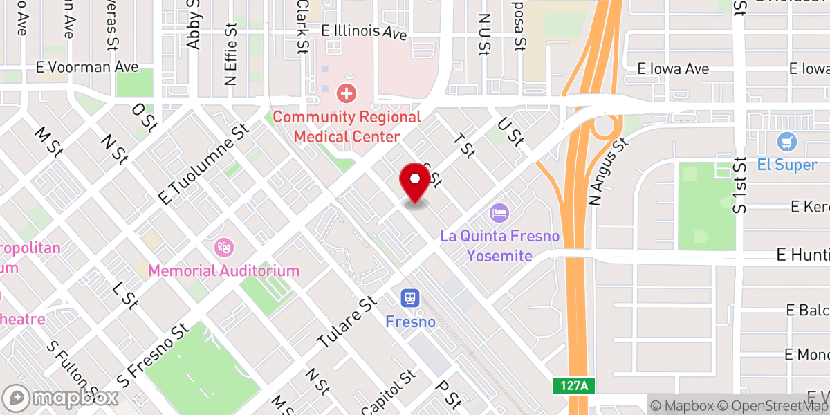 Map showing location of Saint John's Cathedral
