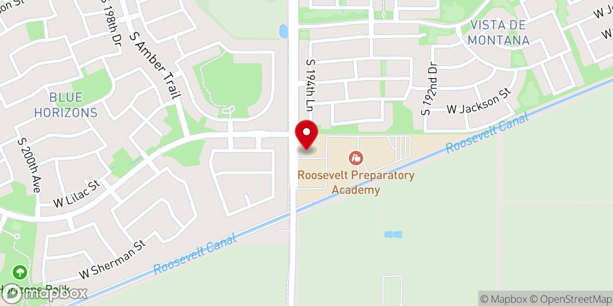 Map showing location of Orbit Church