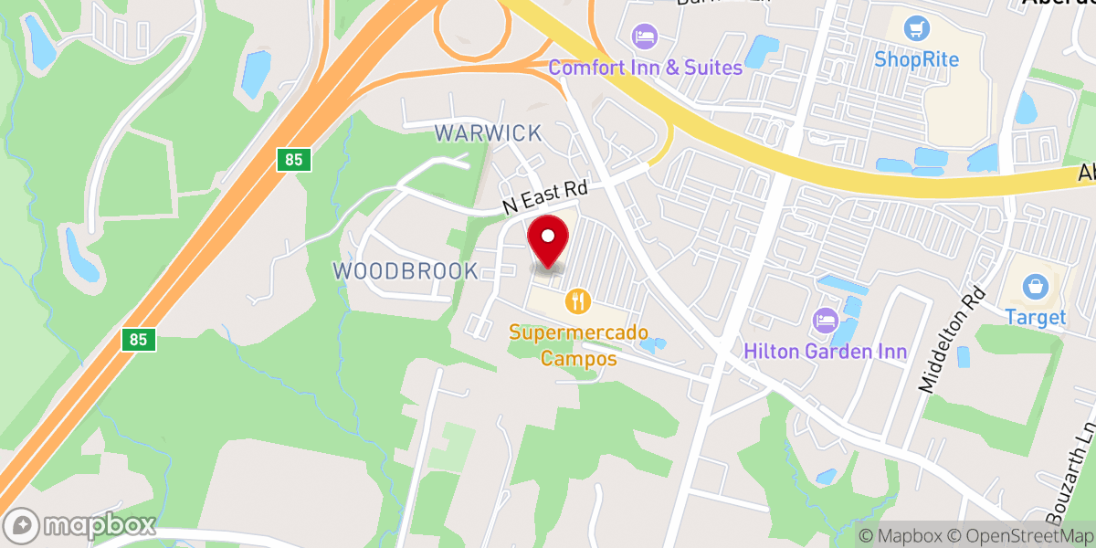 Map showing location of New Beginnings Church of God