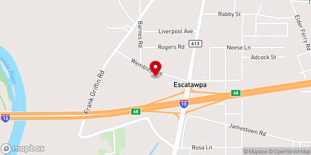 Map showing location of New Manna International Ministries
