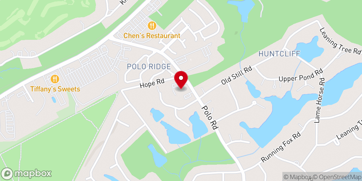 Map showing location of St. John Neumann Catholic Church