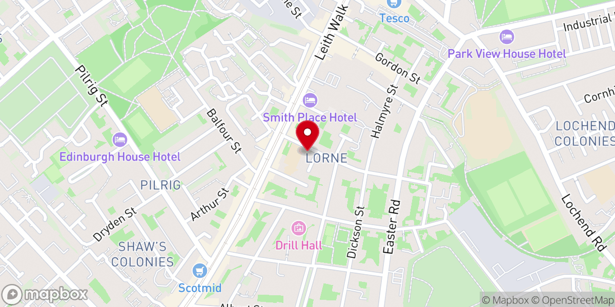 Map showing location of Freedom Centre International Edinburgh - FCI