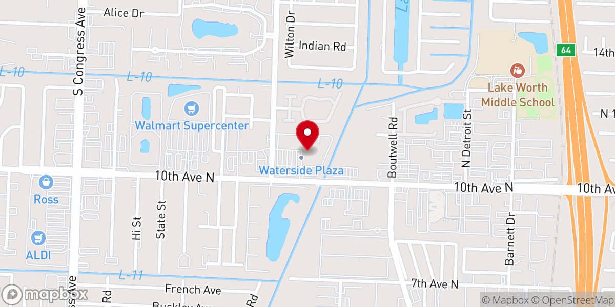 Map showing location of Jesus Legacy Church