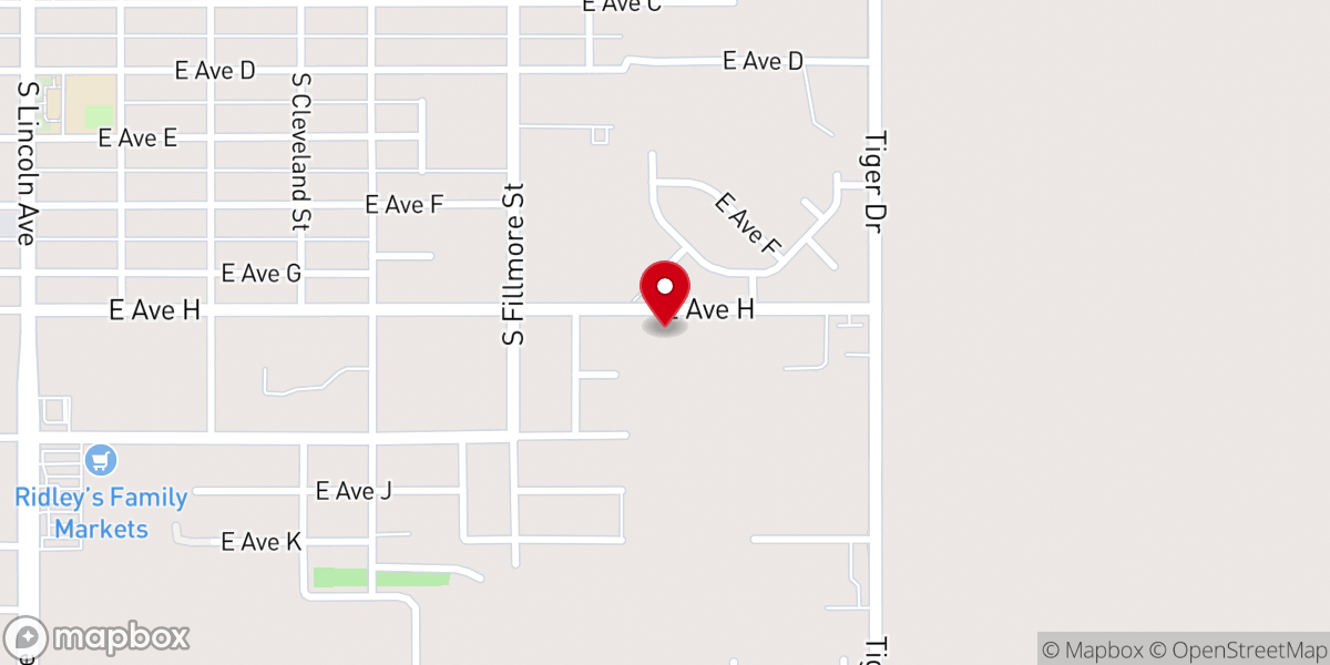 Map showing location of Magic Valley Ev Free Church