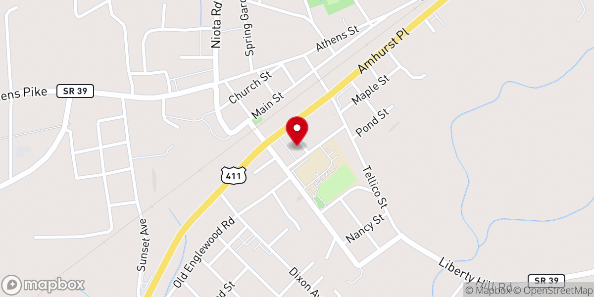 Map showing location of Englewood church of Christ