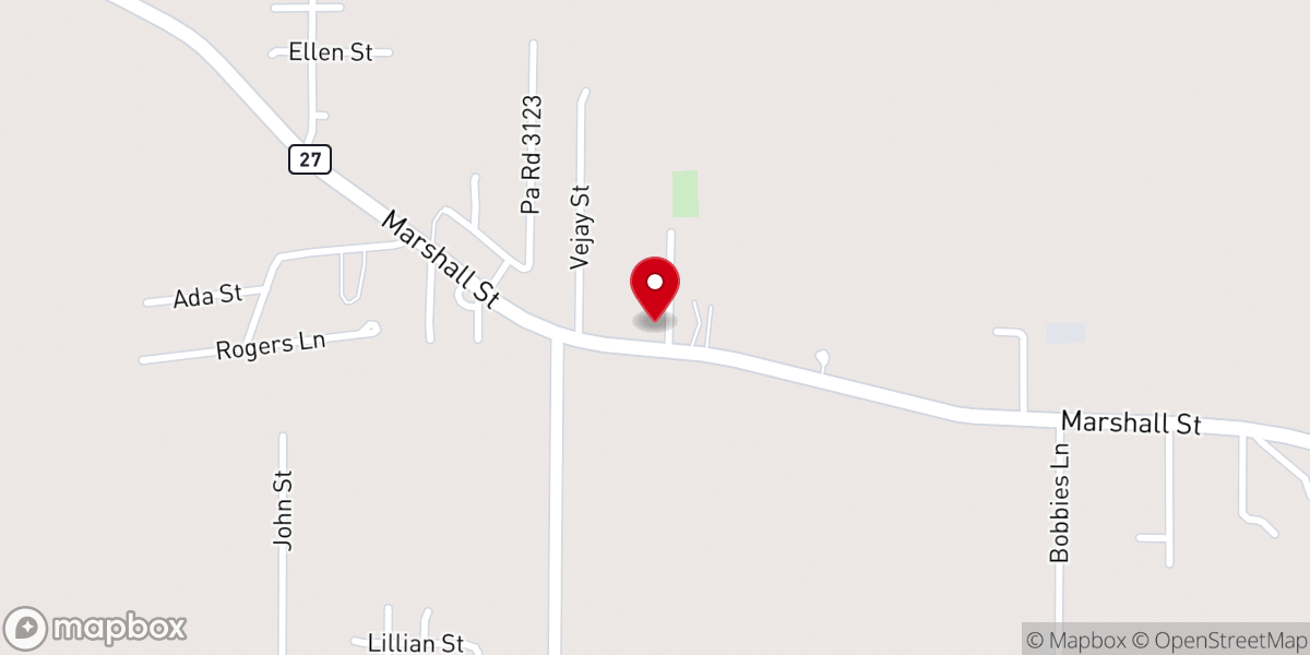 Map showing location of Our Lady Star of the Sea Catholic Shrine