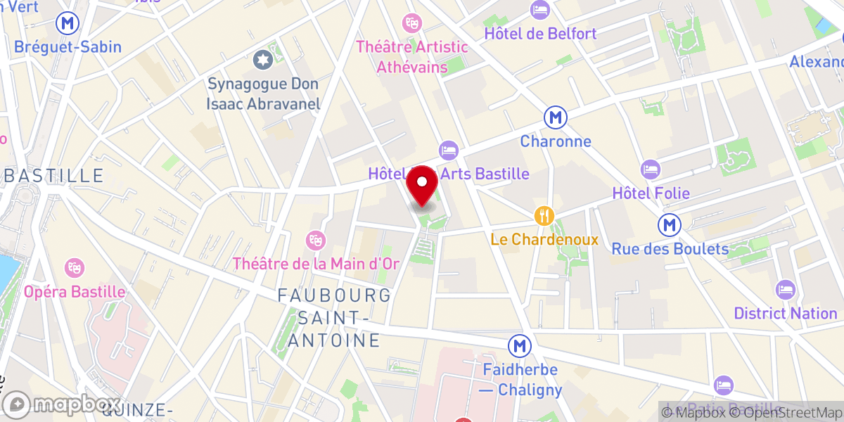 Map showing location of Église Sainte-Marguerite