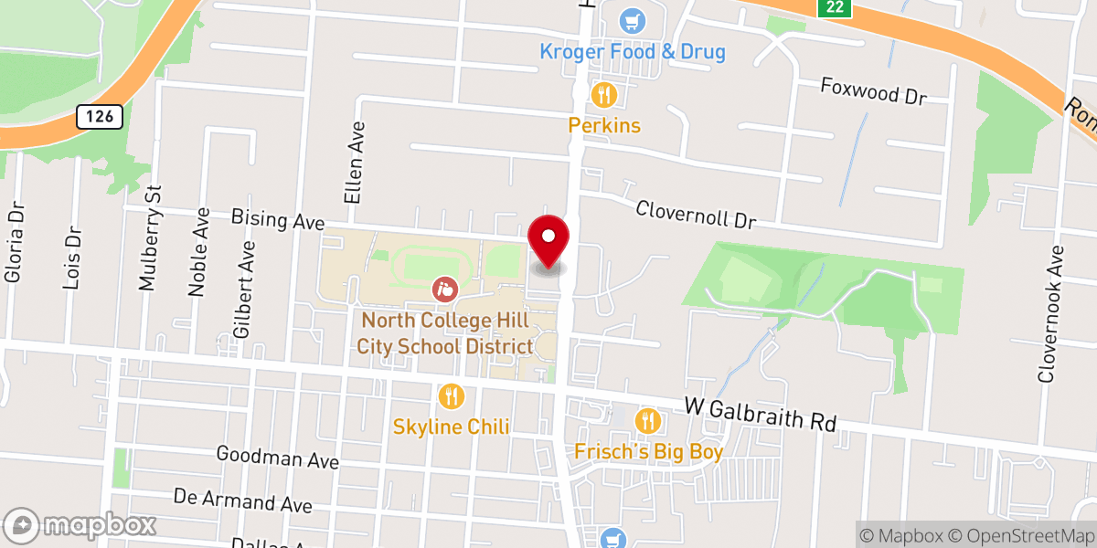 Map showing location of Journey community church
