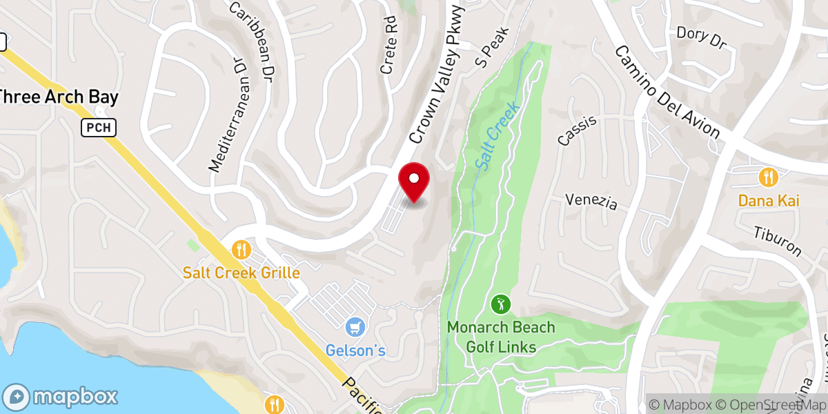 Map showing location of South Shores Church