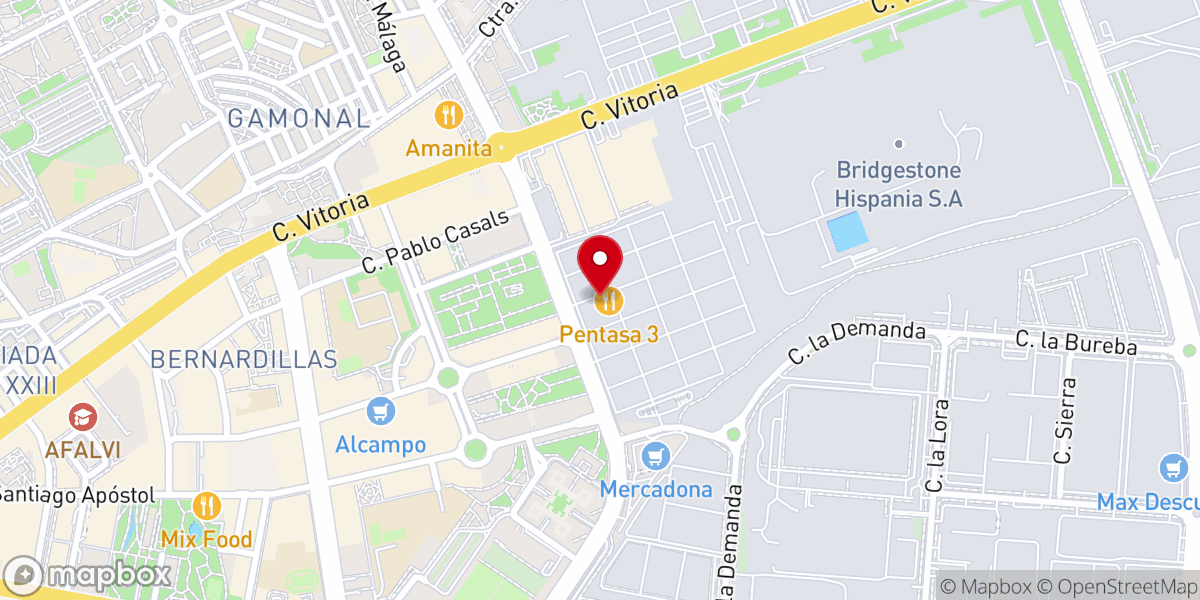 Map showing location of Movimiento Misionero Mundial Burgos