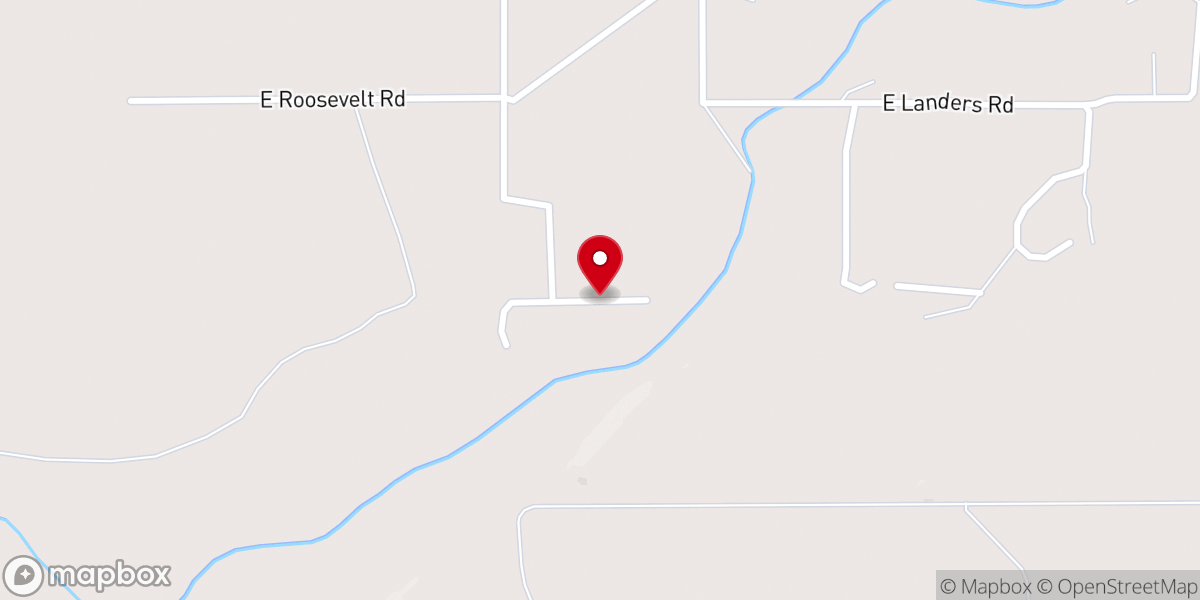 Map showing location of Victory Christian Church