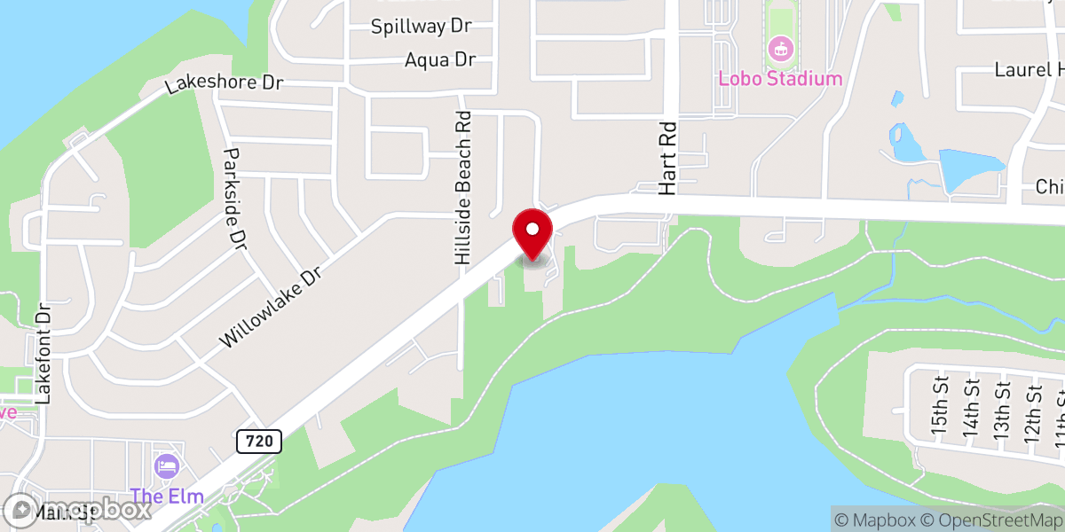 Map showing location of Disciples of Christ Bible Fellowship