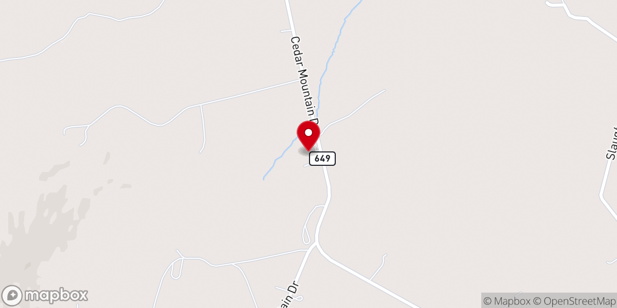 Map showing location of Divine Life Full Gospel Baptist