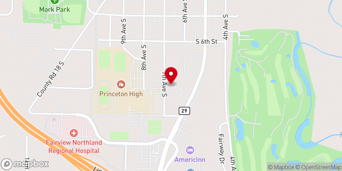 Map showing location of DSMI Ministry Center