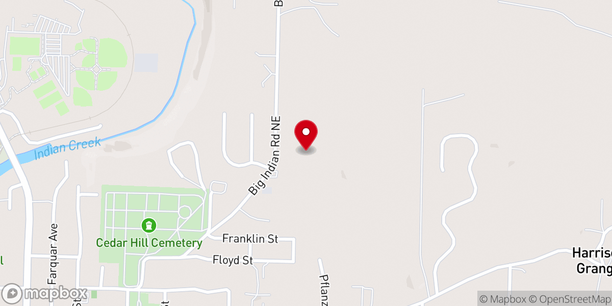 Map showing location of Dwelling Place Ministries