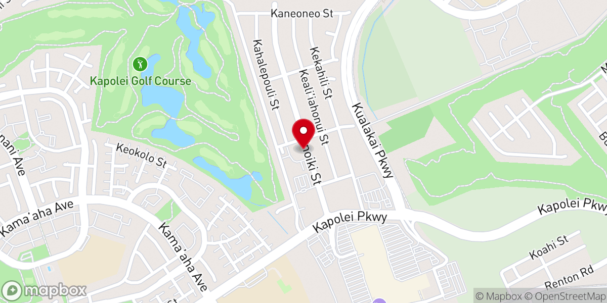 Map showing location of Kapolei Heritage Center