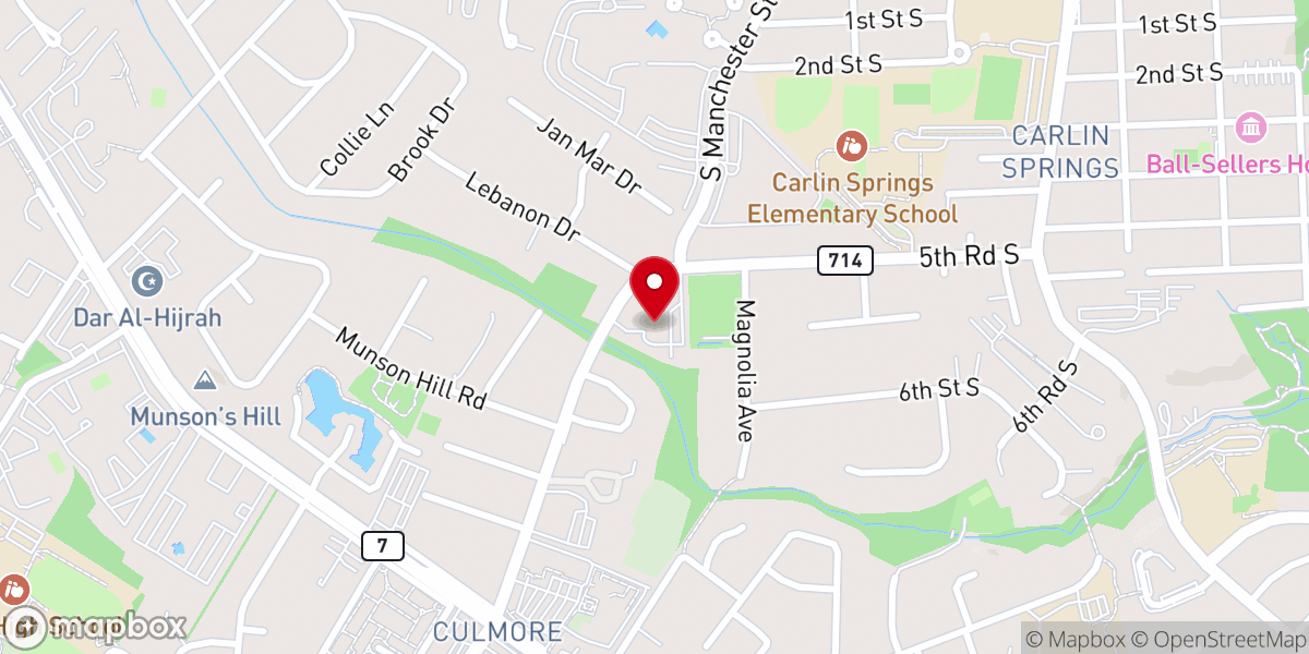 Map showing location of Saint Katherine Greek Orthodox Church, Hall Rental