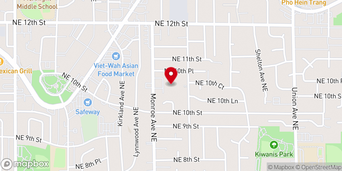 Map showing location of Bethlehem Lutheran Church