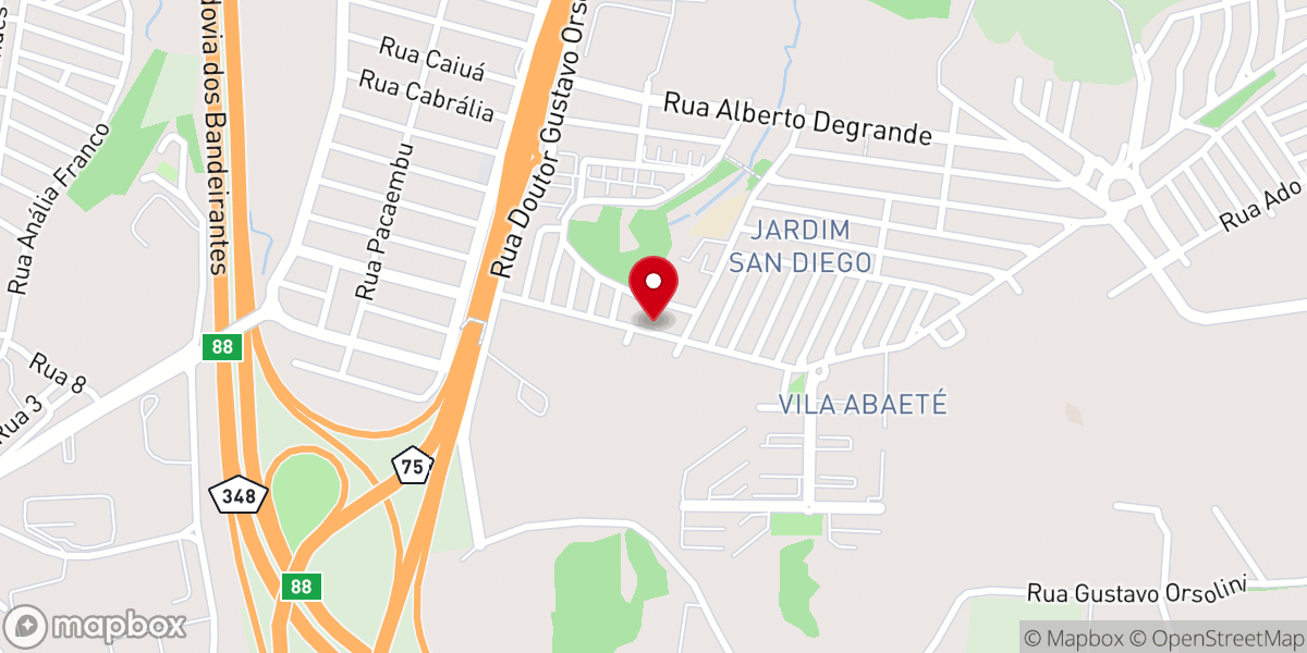 Map showing location of Igreja Pentecostal Cristo É Real