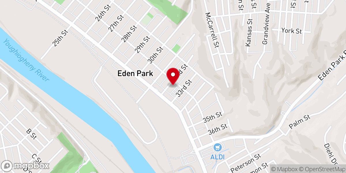 Map showing location of St Patrick Church