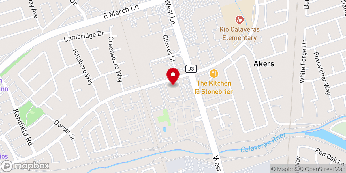 Map showing location of West Lane Foursquare Church