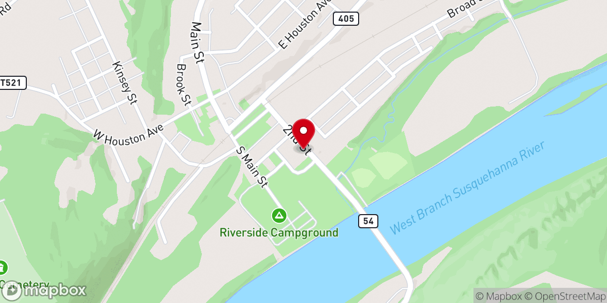 Map showing location of Grace Presbyterian Church USA