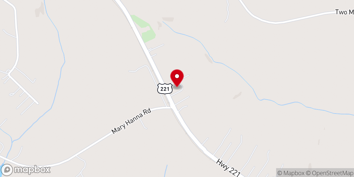 Map showing location of Enoree Church of God