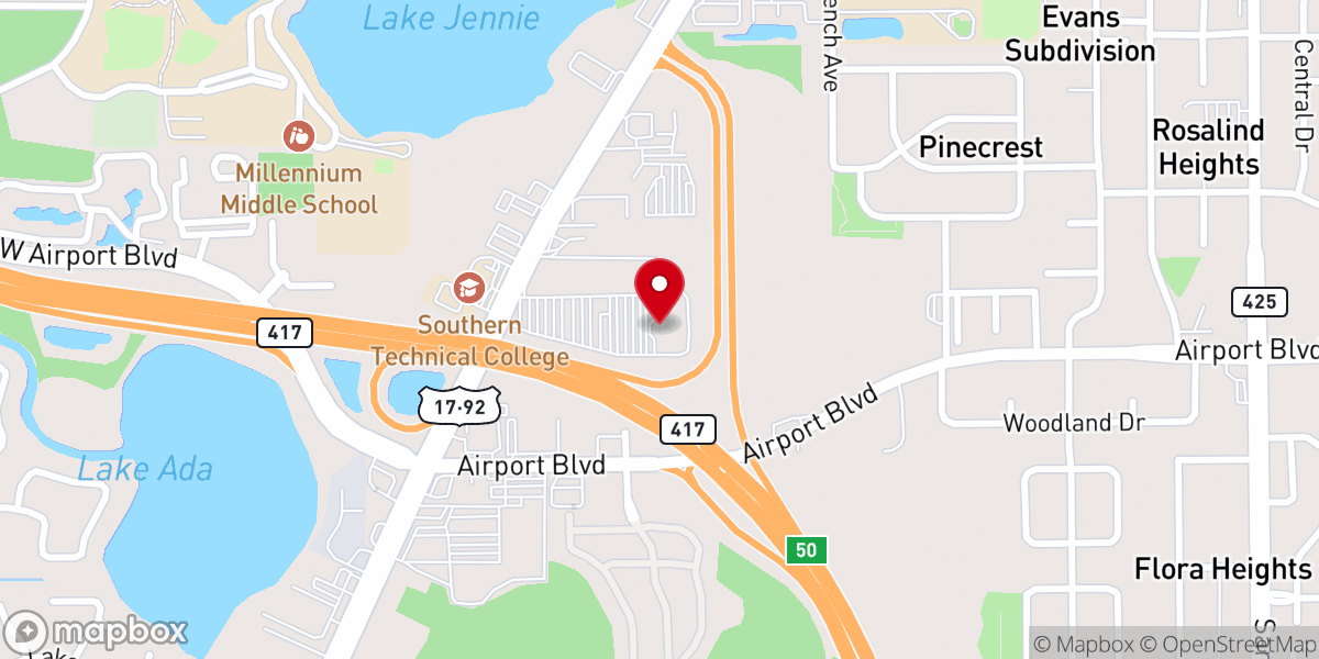 Map showing location of T.I.P.De Vida Church
