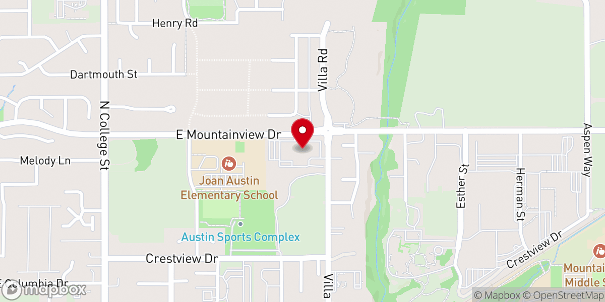 Map showing location of Northwest Christian Church Newberg Campus