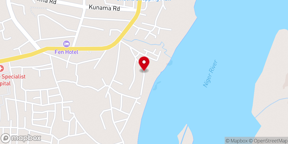 Map showing location of Big Black Man Church