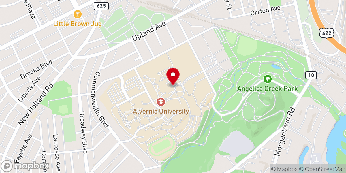 Map showing location of Sacred Heart Convent