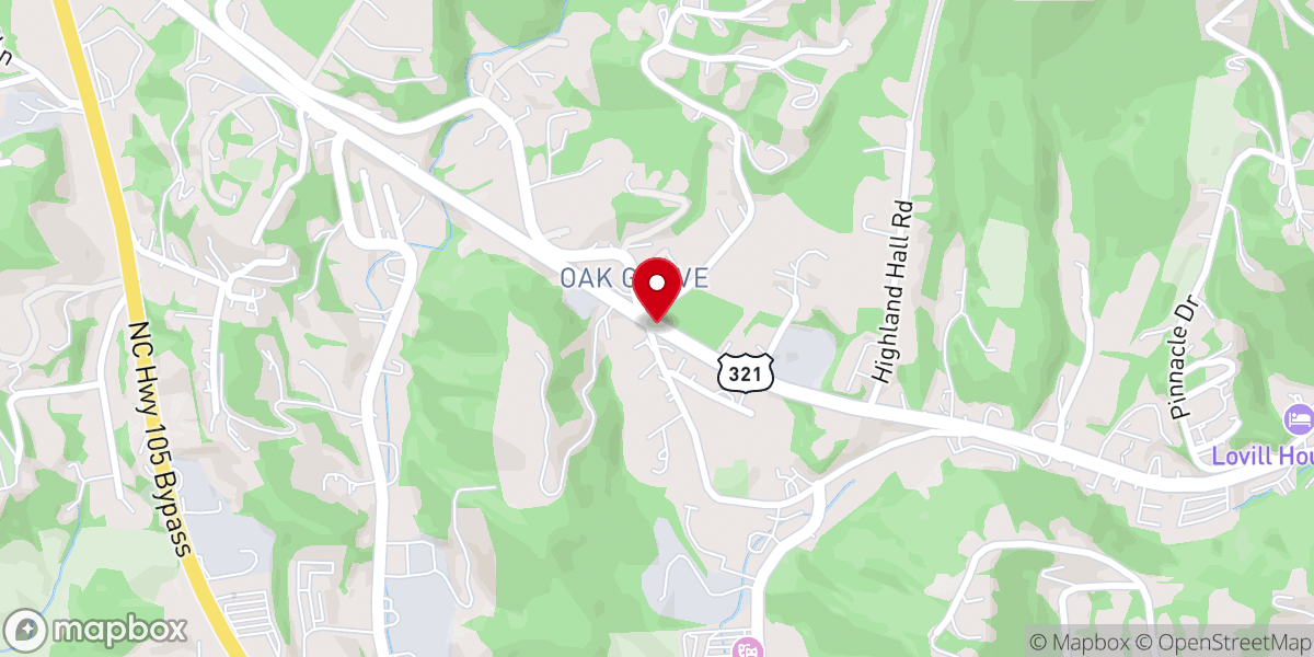 Map showing location of Bairds Creek Presbyterian