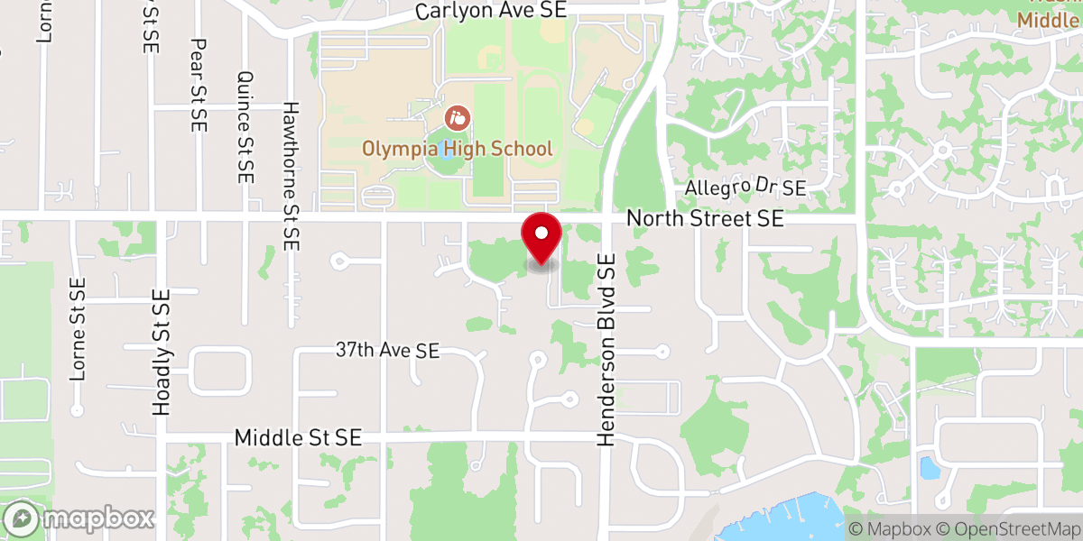 Map showing location of Lutheran Church-Good Shepherd