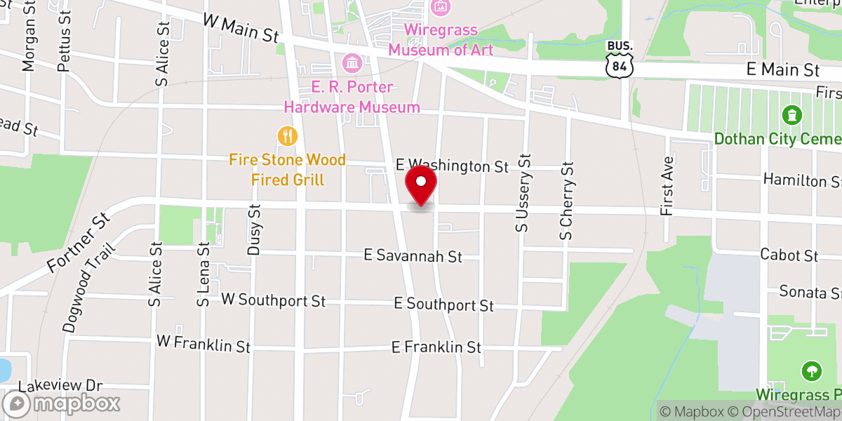 Map showing location of United Christian Fellowship