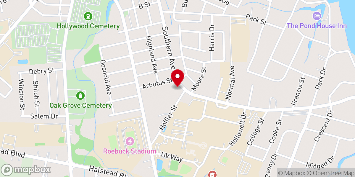 Map showing location of The United House of Prayer for All People