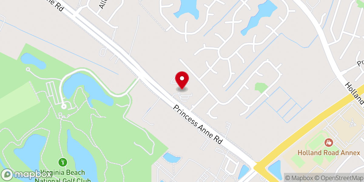 Map showing location of Courthouse Community United Methodist Church