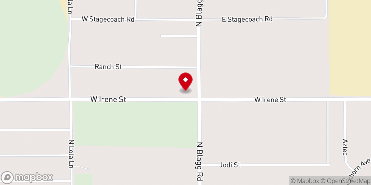 Map showing location of Iglesia pentecostes Vida Nueva
