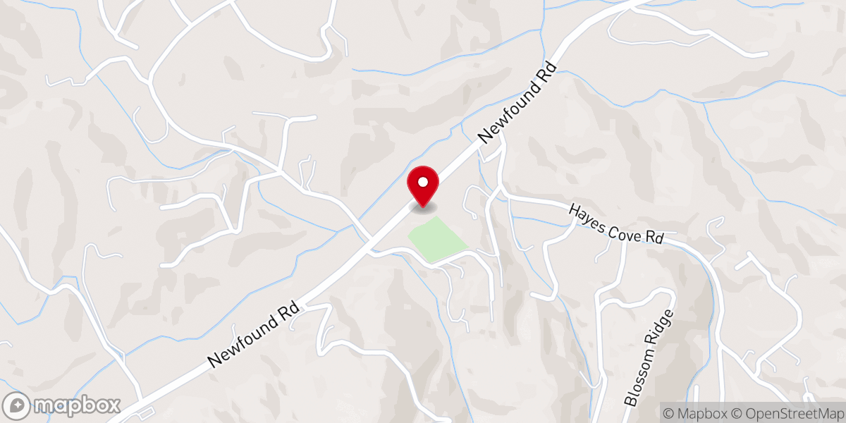 Map showing location of Grace United Methodist Church