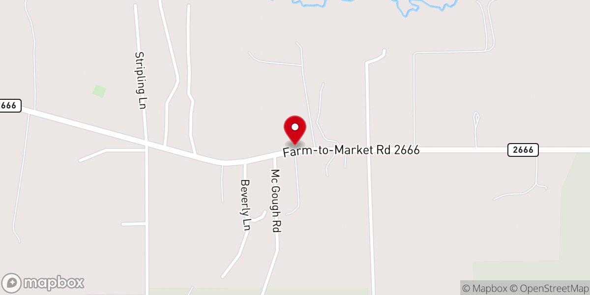 Map showing location of New Beginning Fellowship