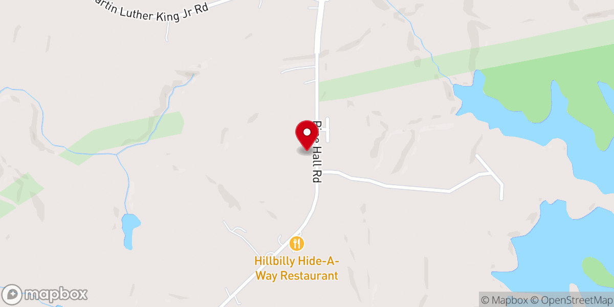 Map showing location of Forest Chapel