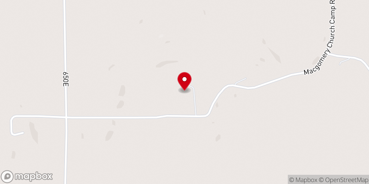 Map showing location of Mac-Gomery Christian Service Camp, Inc