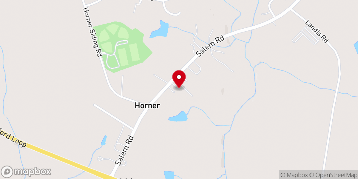 Map showing location of New Covenant Christian Center