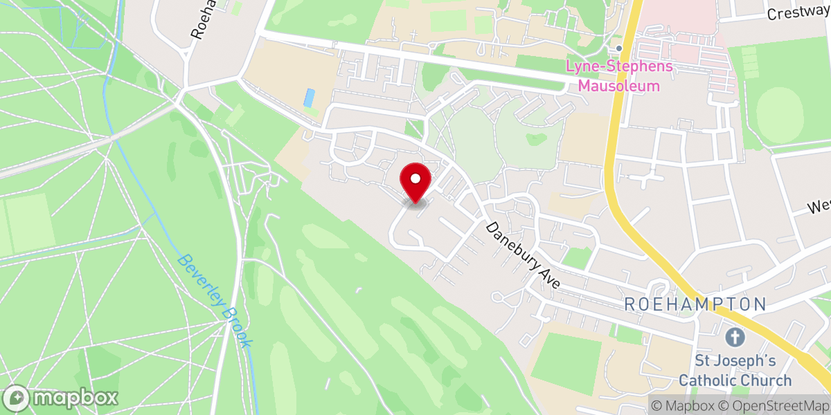 Map showing location of Richmond and Hounslow Methodist Circuit