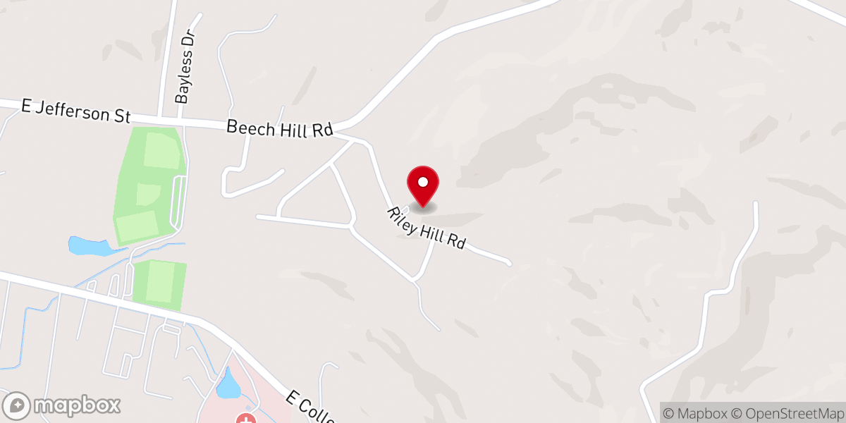 Map showing location of GREATER FAITH WORSHIP CENTER